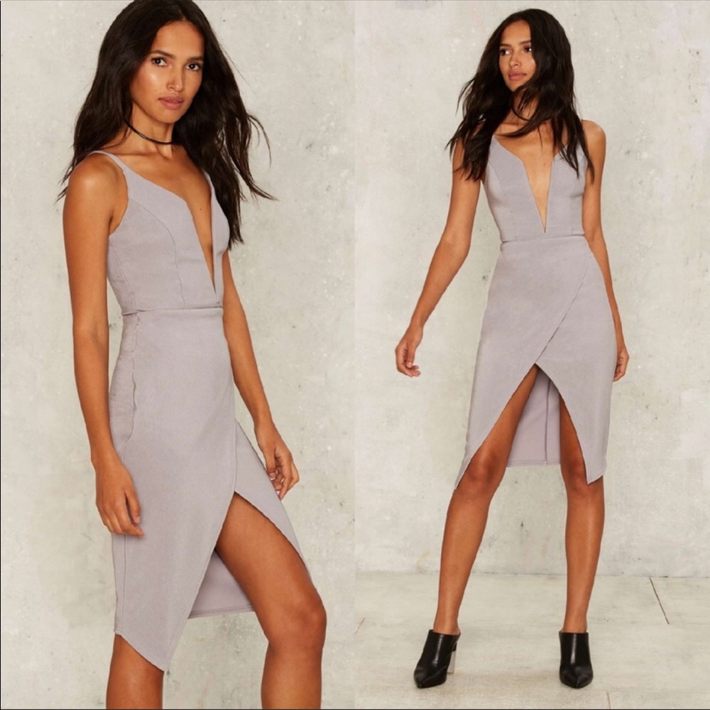 Nasty Gal plunge dress